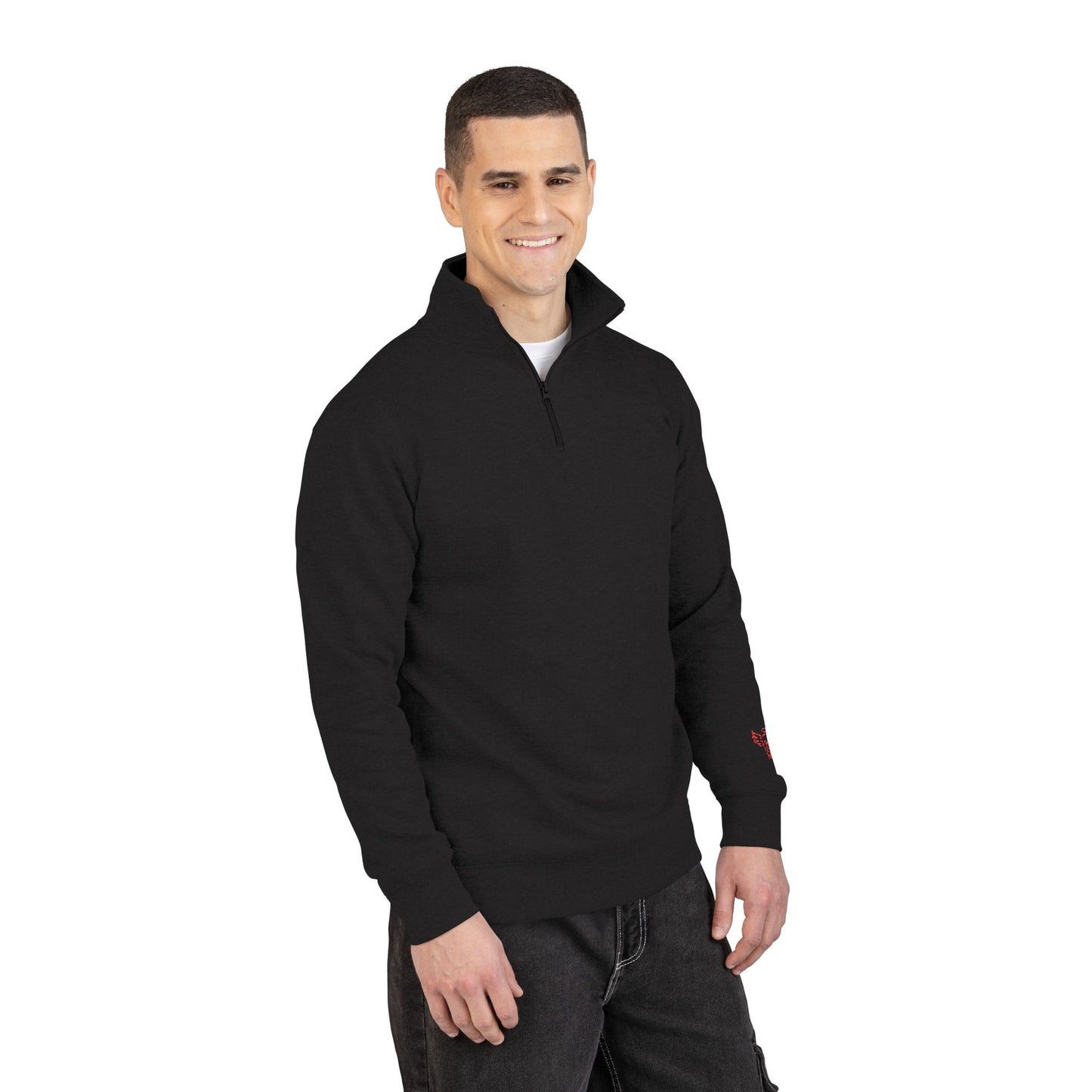 Embroidered H.E. Logo Fleece Pullover
