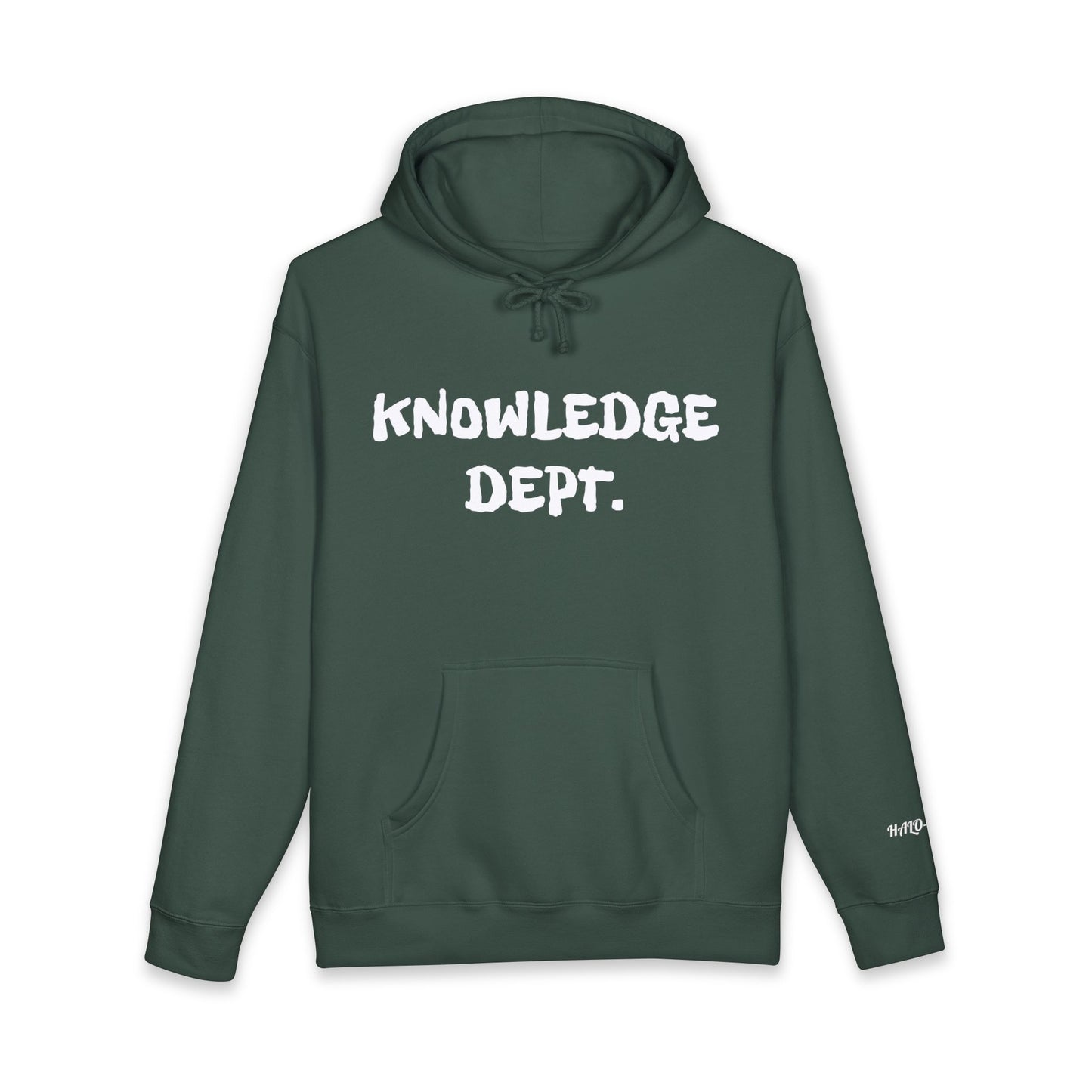 Knowledge Dept Hoodie by Halo Ethos.