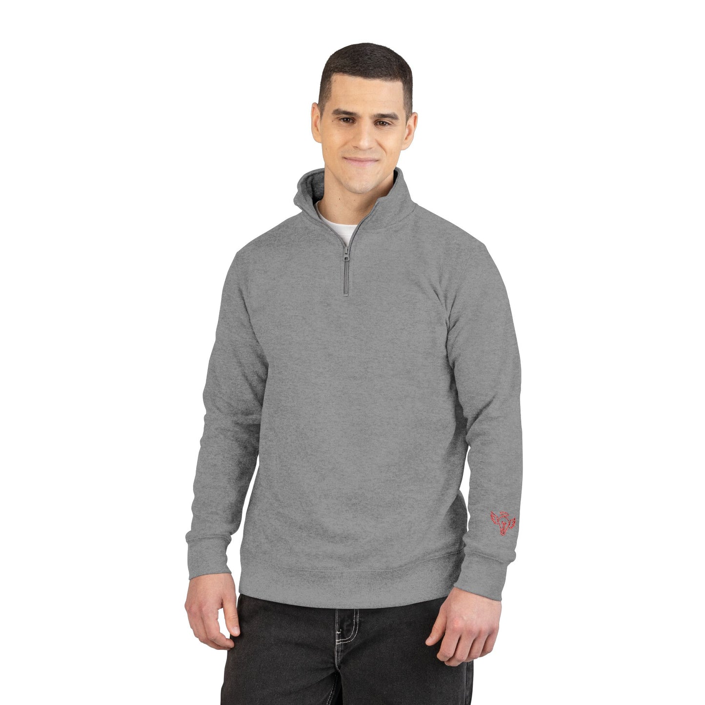 Embroidered H.E. Logo Fleece Pullover