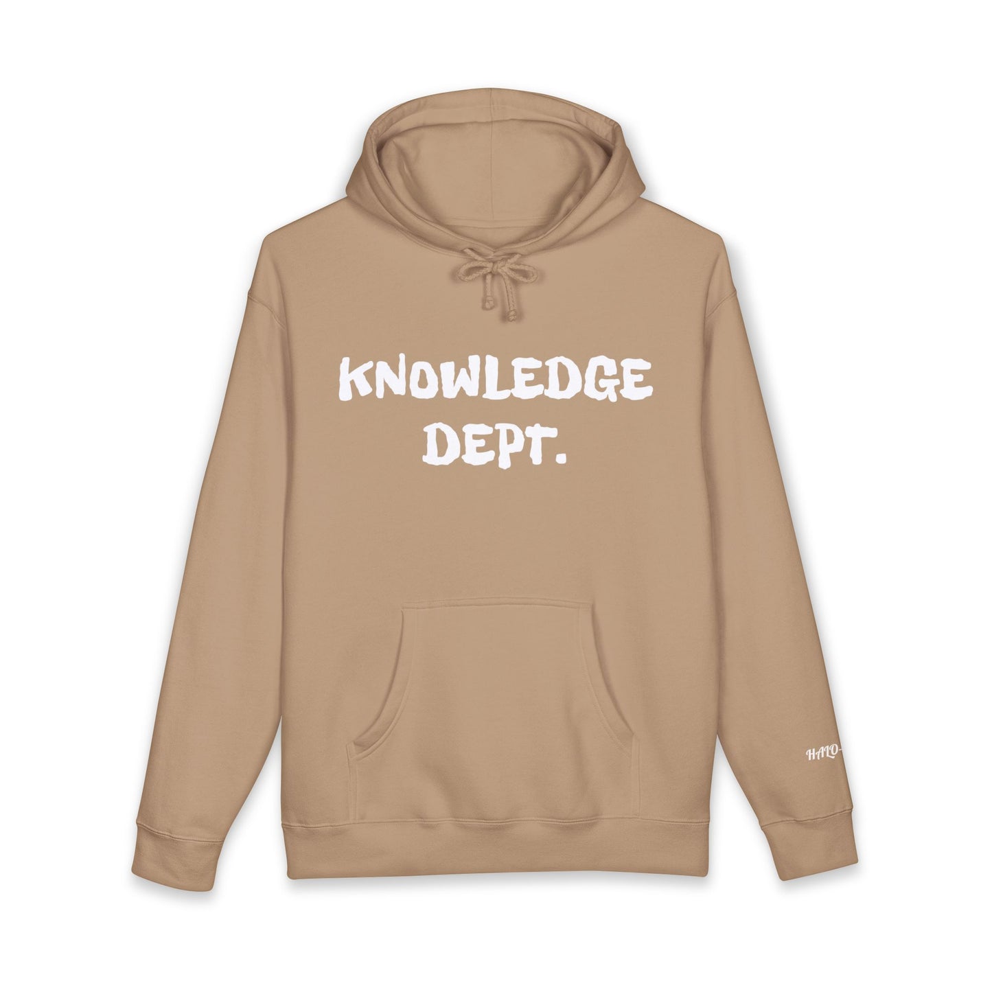 Knowledge Dept Hoodie by Halo Ethos.