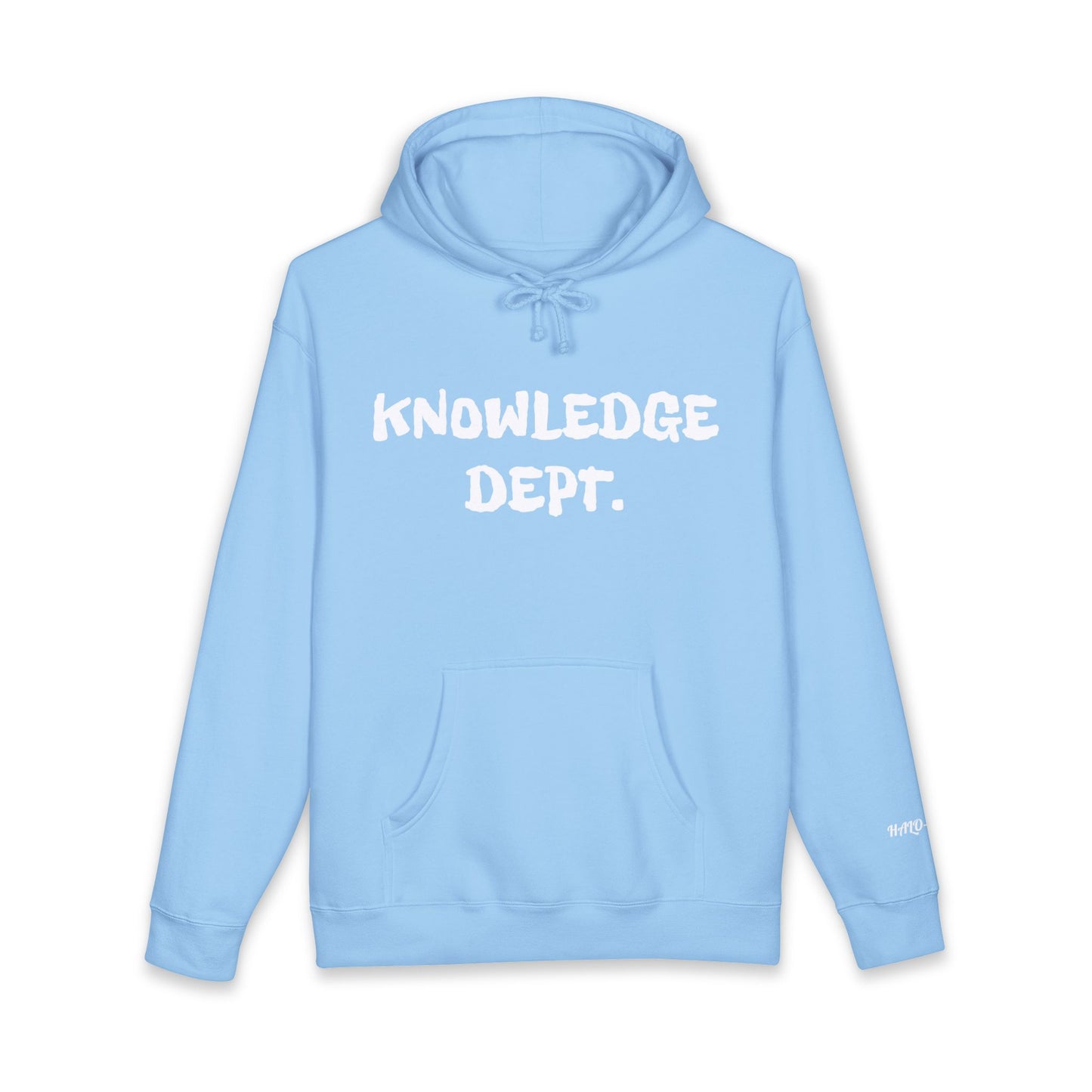 Knowledge Dept Hoodie by Halo Ethos.