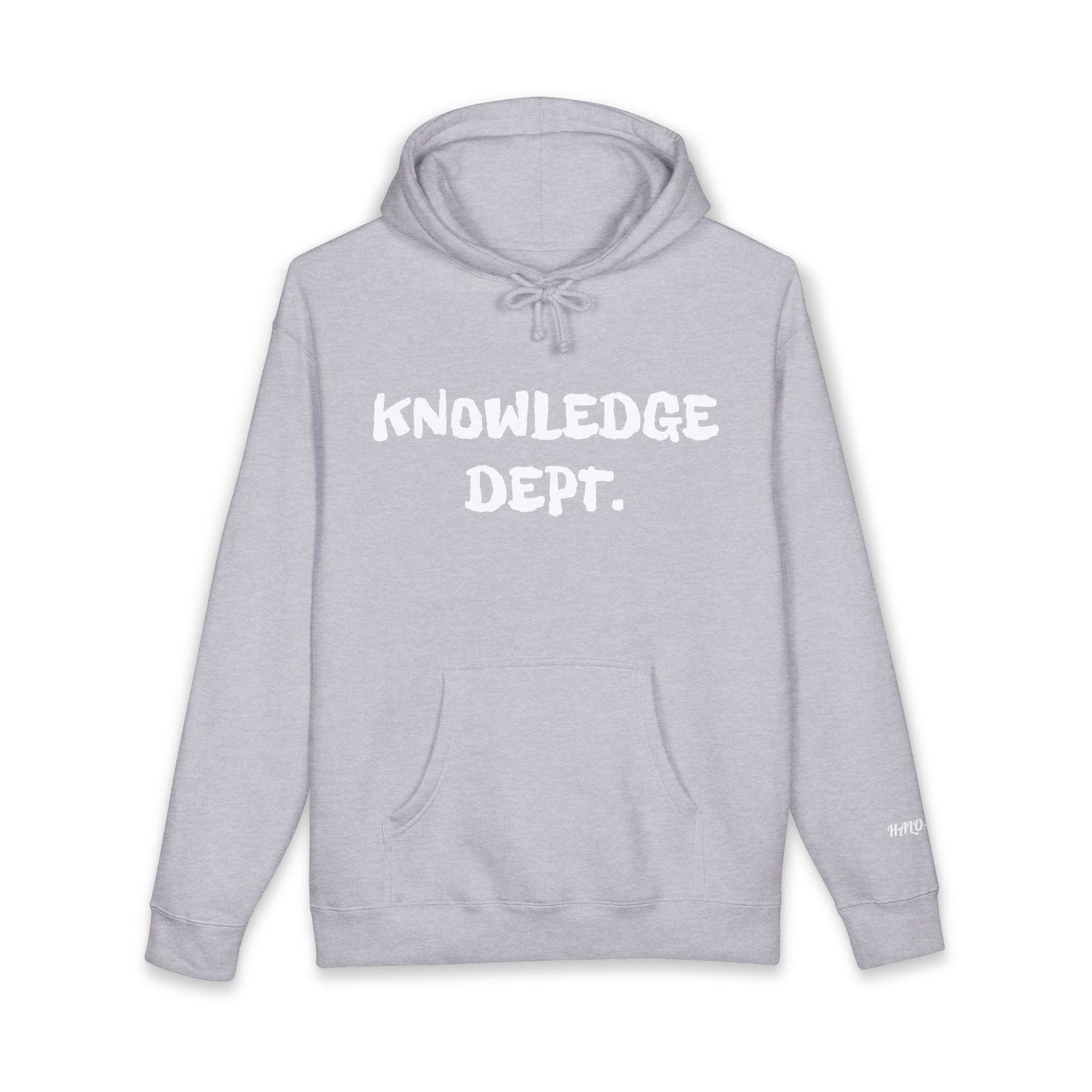 Knowledge Dept Hoodie by Halo Ethos.