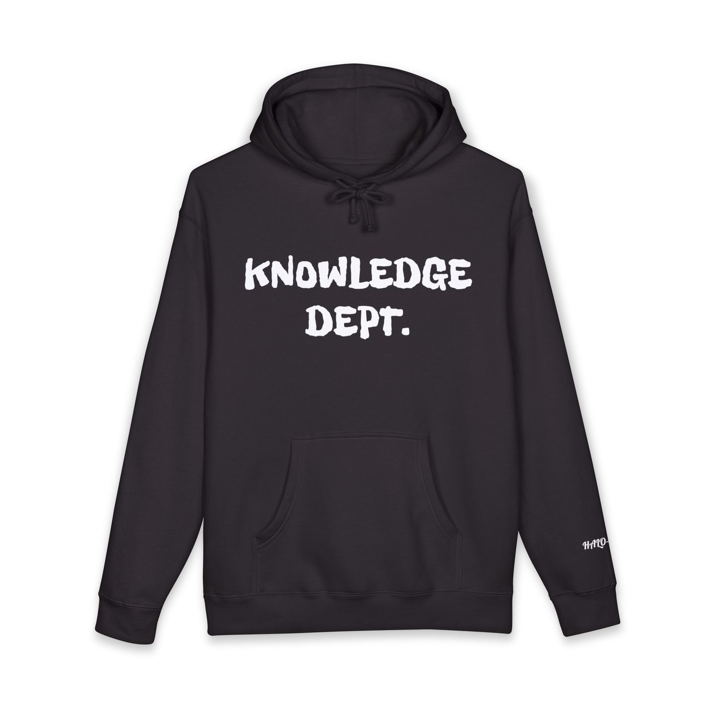 Knowledge Dept Hoodie by Halo Ethos.