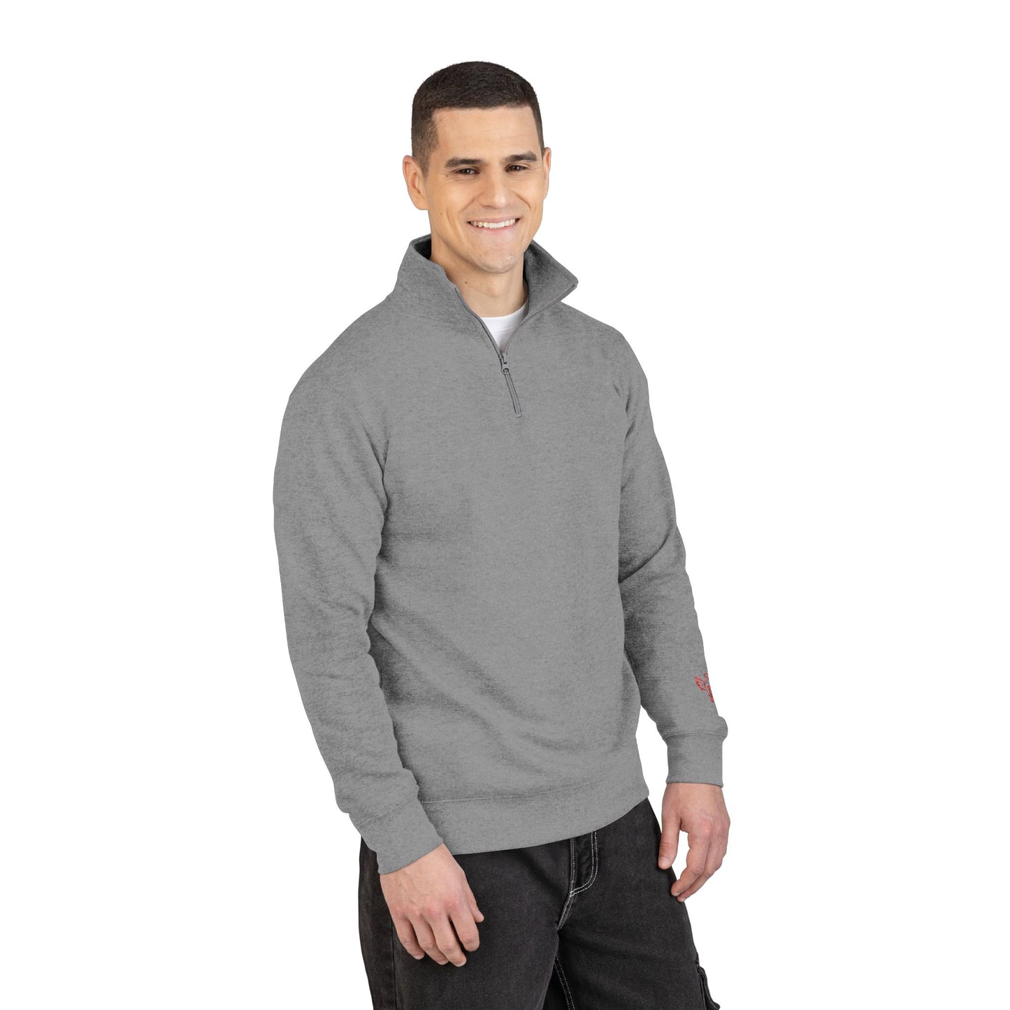 Embroidered H.E. Logo Fleece Pullover
