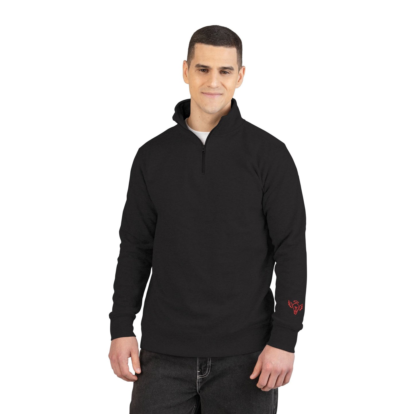 Embroidered H.E. Logo Fleece Pullover